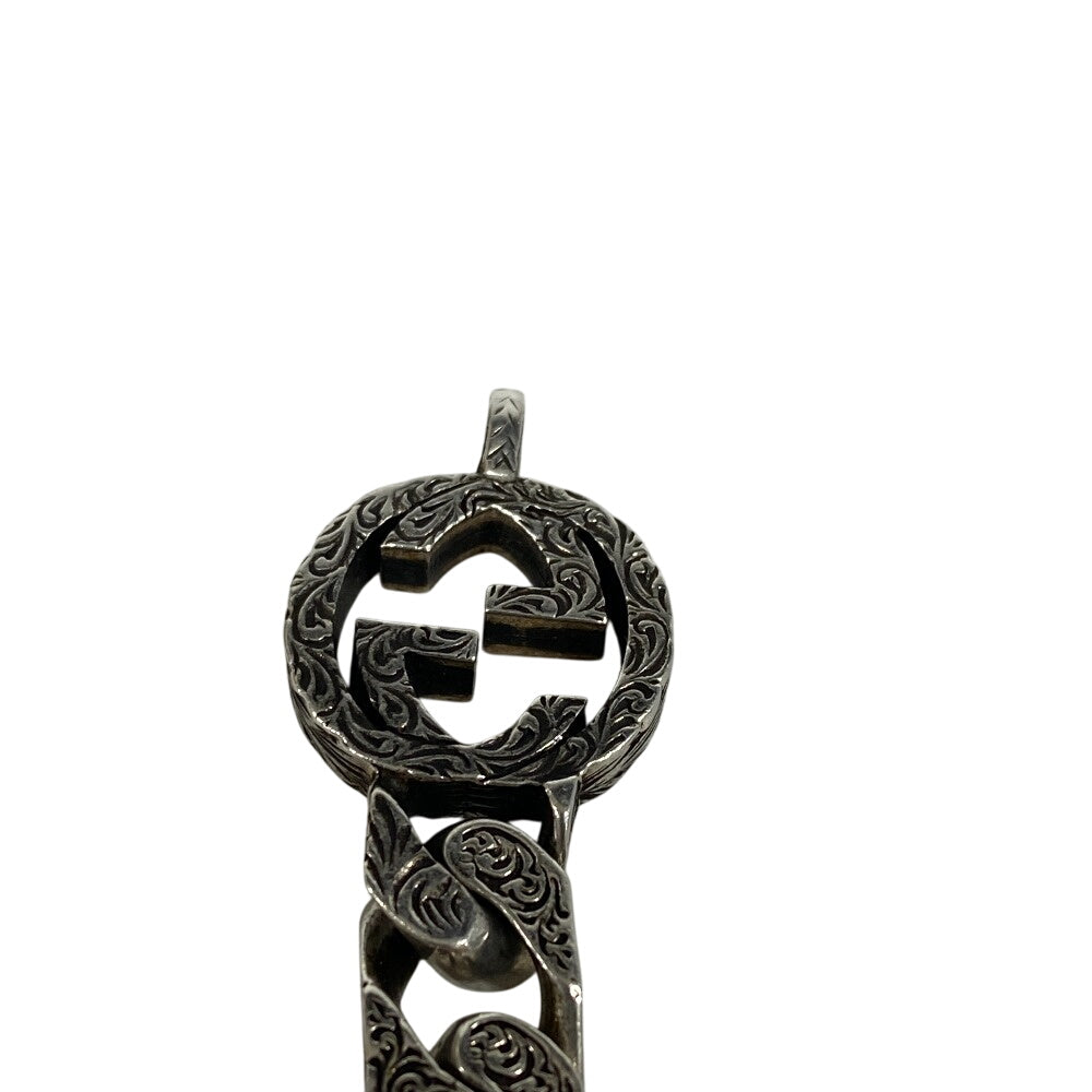GUCCI bracelet Silver925 Silver Interlocking G Arabesque 20
