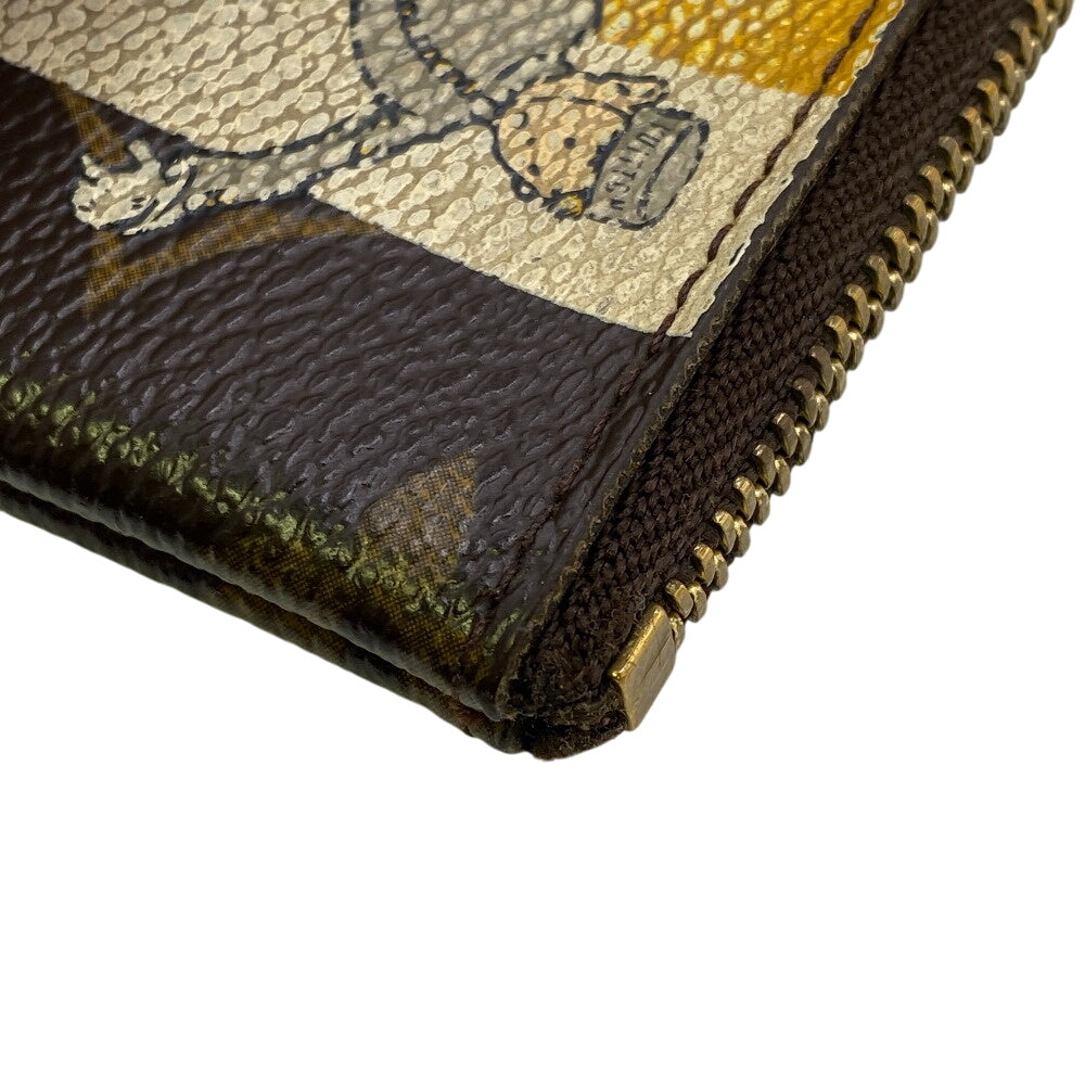 LOUIS VUITTON Coin case M60033 leather Brown Monogram groom Kle