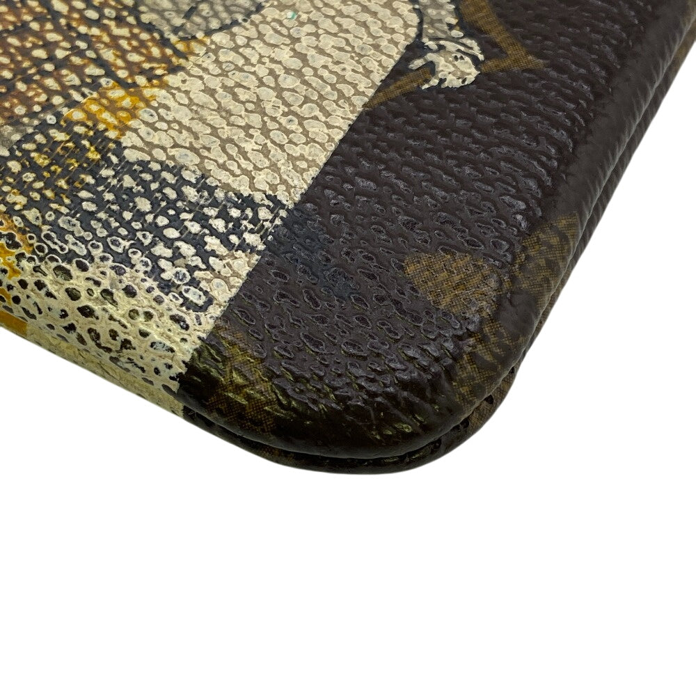 LOUIS VUITTON Coin case M60033 leather Brown Monogram groom Kle
