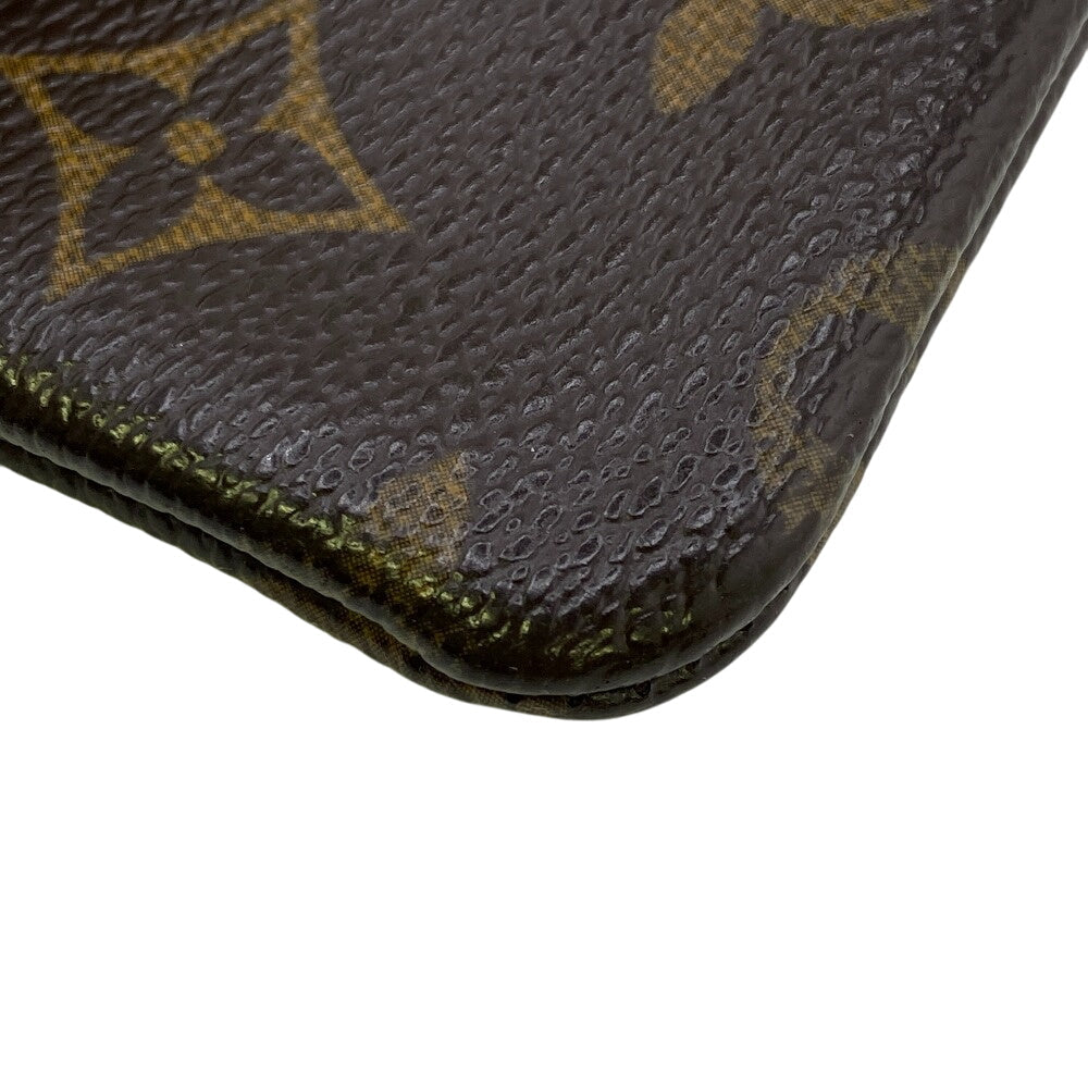 LOUIS VUITTON Coin case M60033 leather Brown Monogram groom Kle