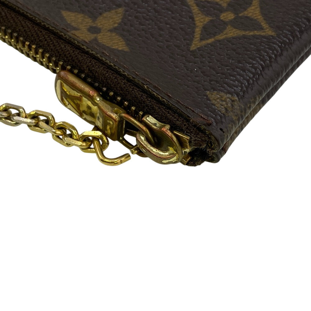 LOUIS VUITTON Coin case M60033 leather Brown Monogram groom Kle