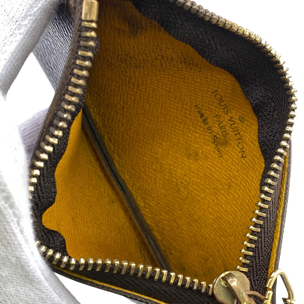 LOUIS VUITTON Coin case M60033 leather Brown Monogram groom Kle
