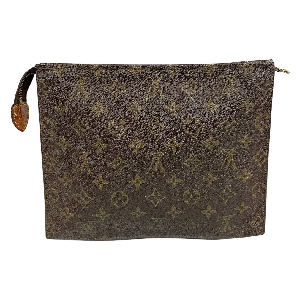 LOUIS VUITTON Clutch bag M47542 leather Brown Monogram Posh Cracking Ted 26