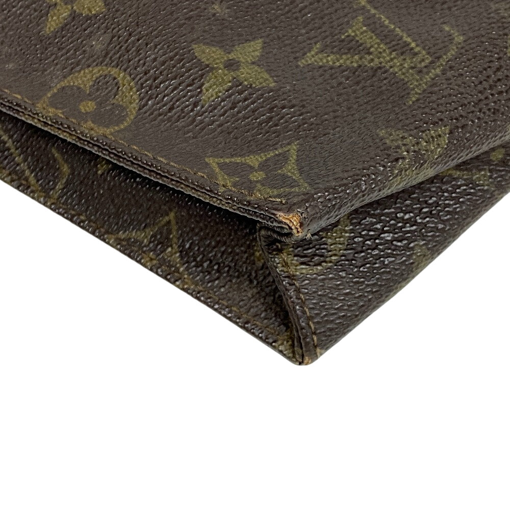 LOUIS VUITTON Clutch bag M47542 leather Brown Monogram Posh Cracking Ted 26