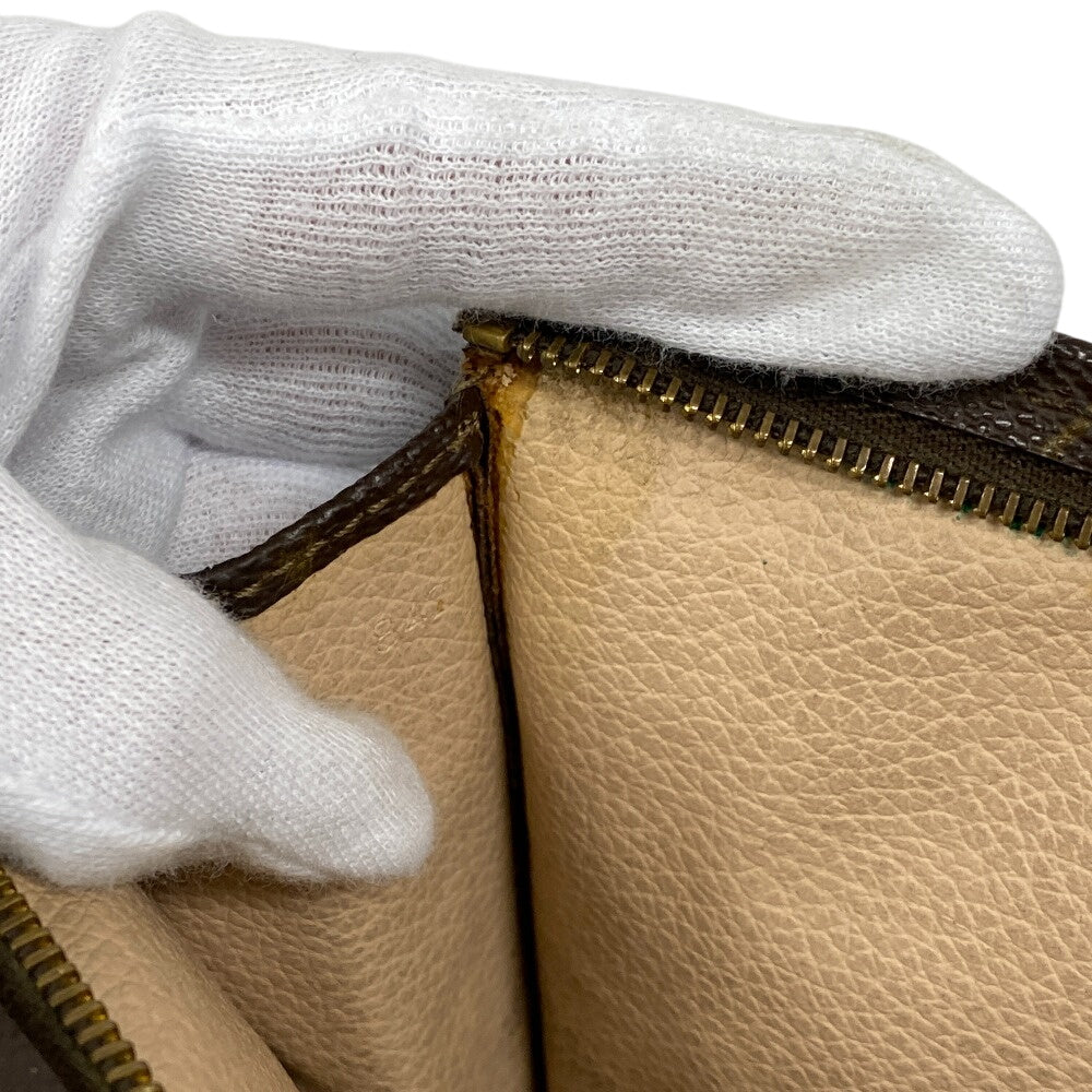 LOUIS VUITTON Clutch bag M47542 leather Brown Monogram Posh Cracking Ted 26