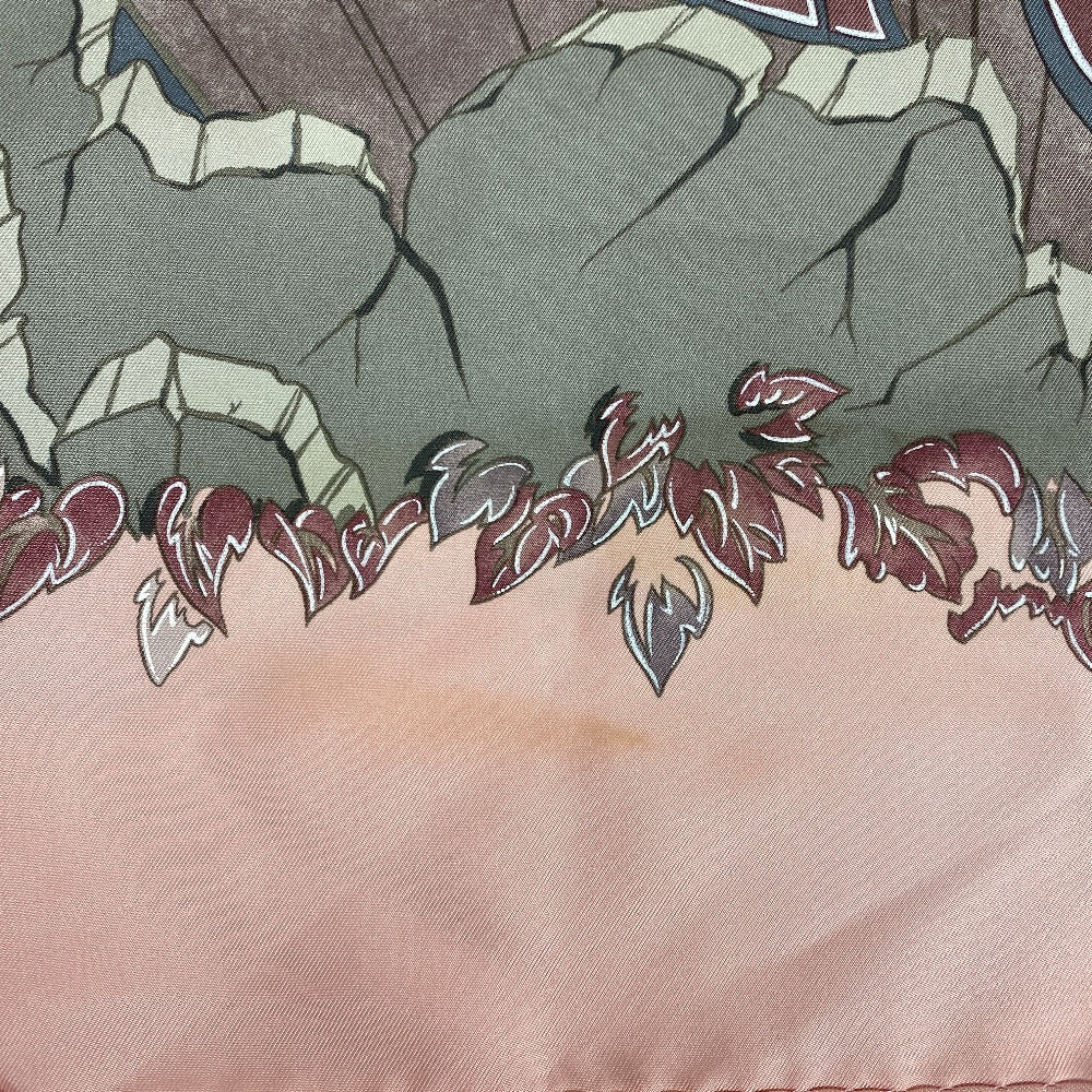 HERMES scarf silk pink AUBE LIBRE COMME L' ANGE Dawn Pegasus Carre90