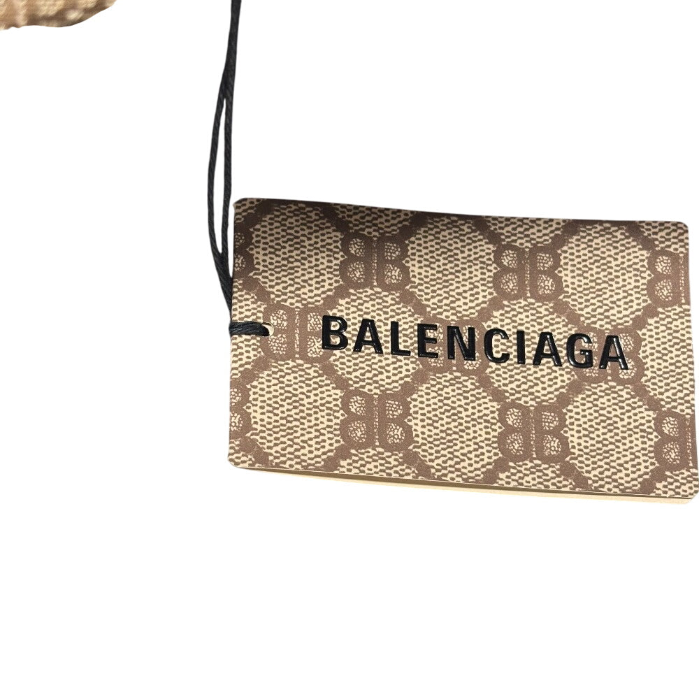 GUCCI cap 680717 64% polyester, 18% nylon, 18% cotton Brown Balenciaga Collaboration Hacker Project BB logo L 59cm