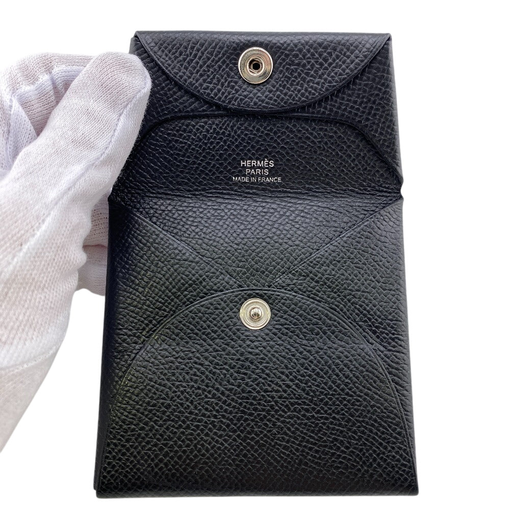 HERMES Coin case Epsom black Bastia