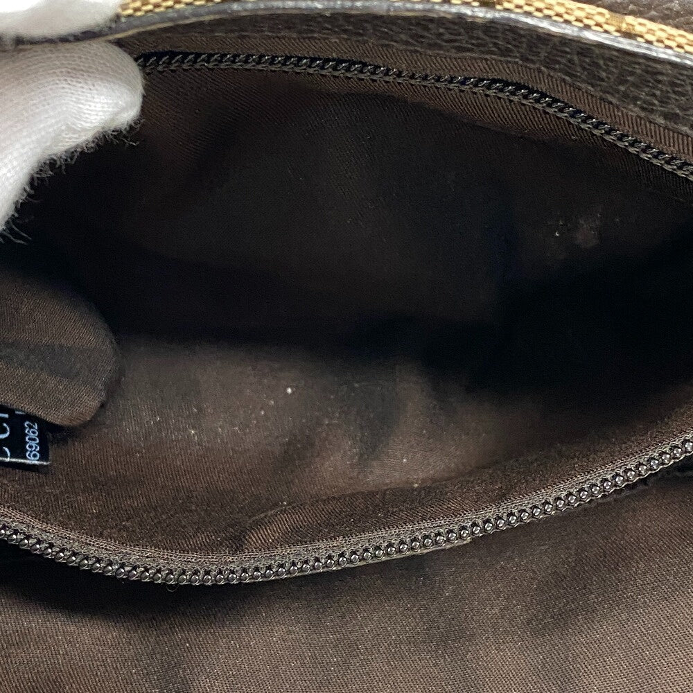 GUCCI Shoulder Bag 449172 canvas Brown GG canvas