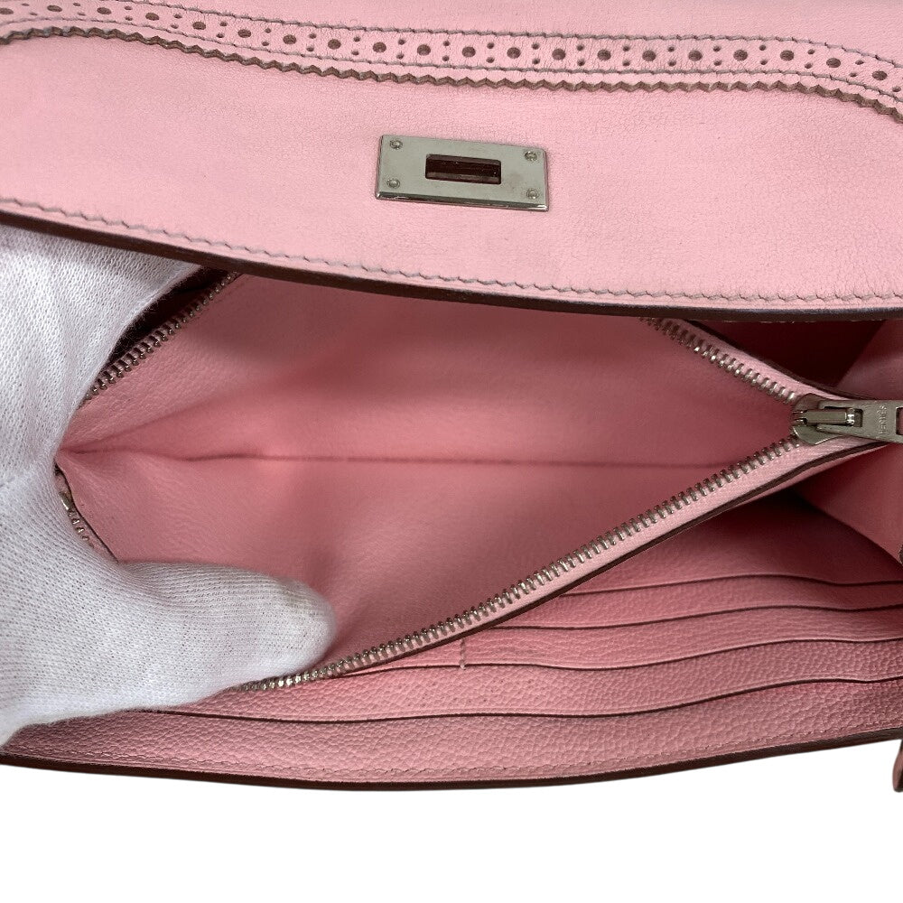 HERMES Long Wallet Purse 068964CK3Q Vaux Swift pink Kelly Wallet Gillies