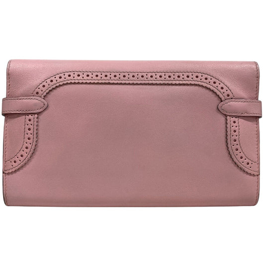 HERMES Long Wallet Purse 068964CK3Q Vaux Swift pink Kelly Wallet Gillies