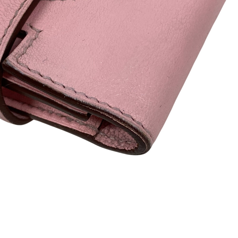 HERMES Long Wallet Purse 068964CK3Q Vaux Swift pink Kelly Wallet Gillies