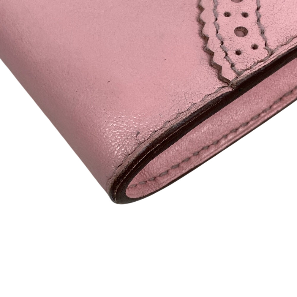 HERMES Long Wallet Purse 068964CK3Q Vaux Swift pink Kelly Wallet Gillies