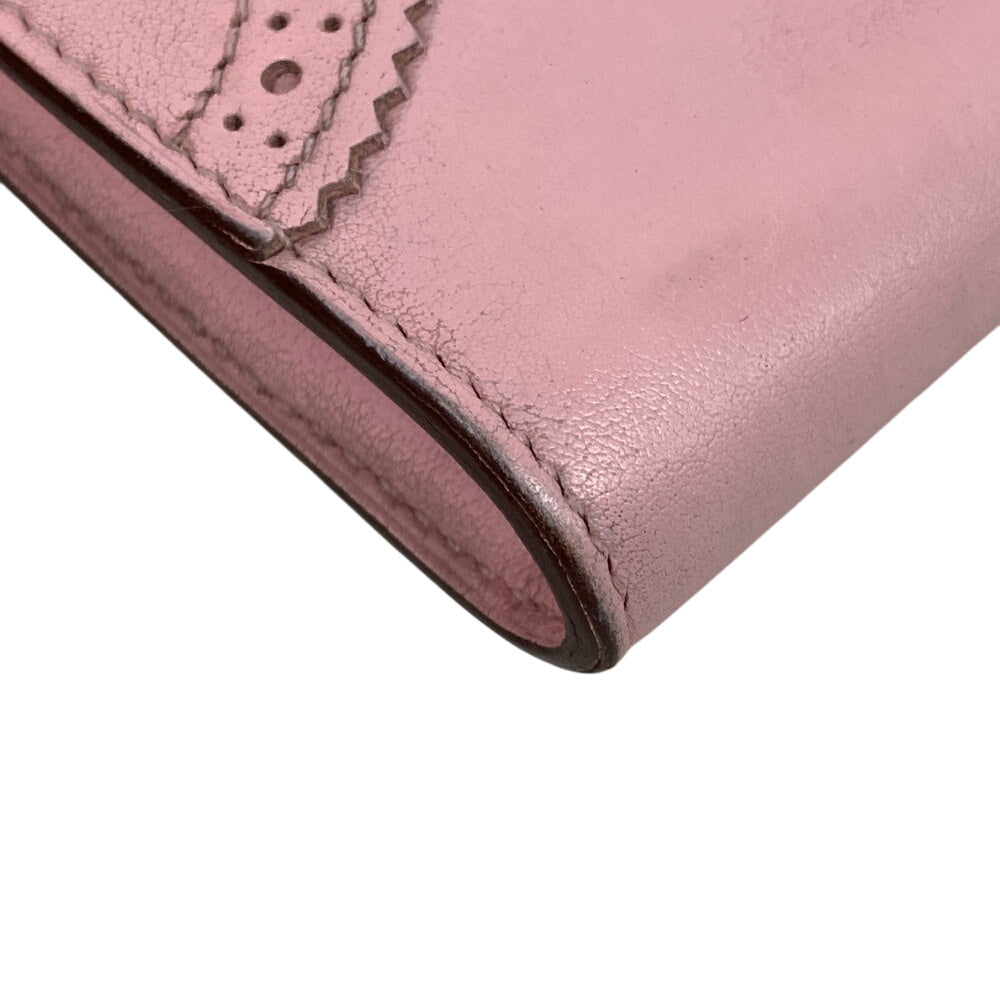HERMES Long Wallet Purse 068964CK3Q Vaux Swift pink Kelly Wallet Gillies