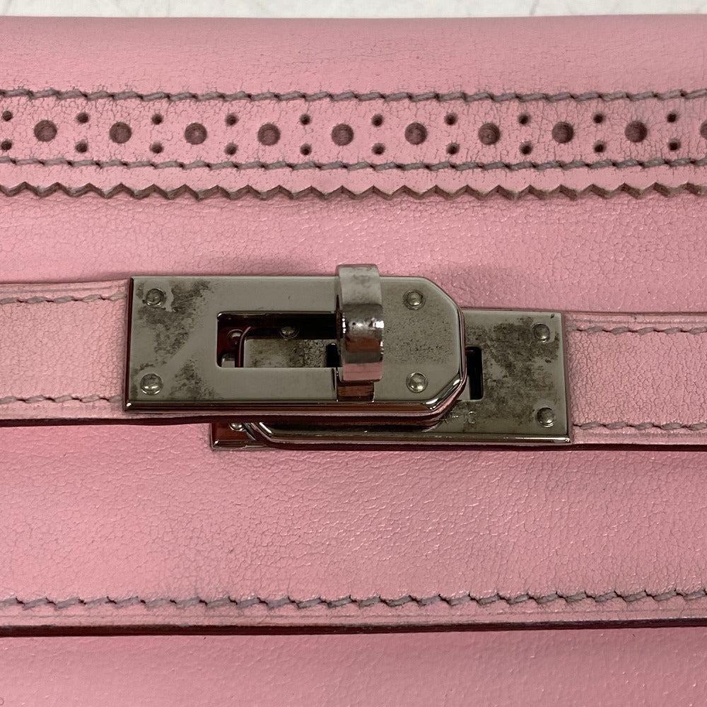 HERMES Long Wallet Purse 068964CK3Q Vaux Swift pink Kelly Wallet Gillies