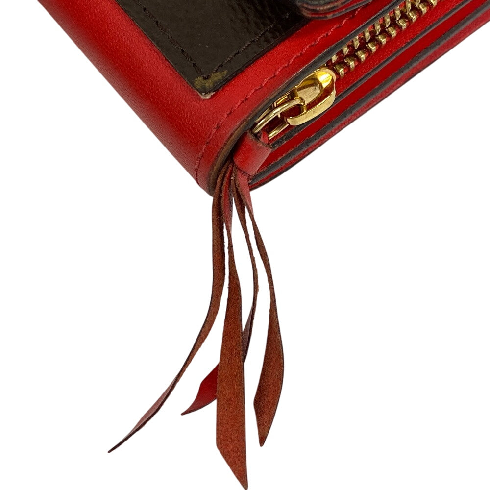 LOUIS VUITTON Bifold Wallet M64587 Monogram canvas Brown Monogram Portefeuille Flor Compact