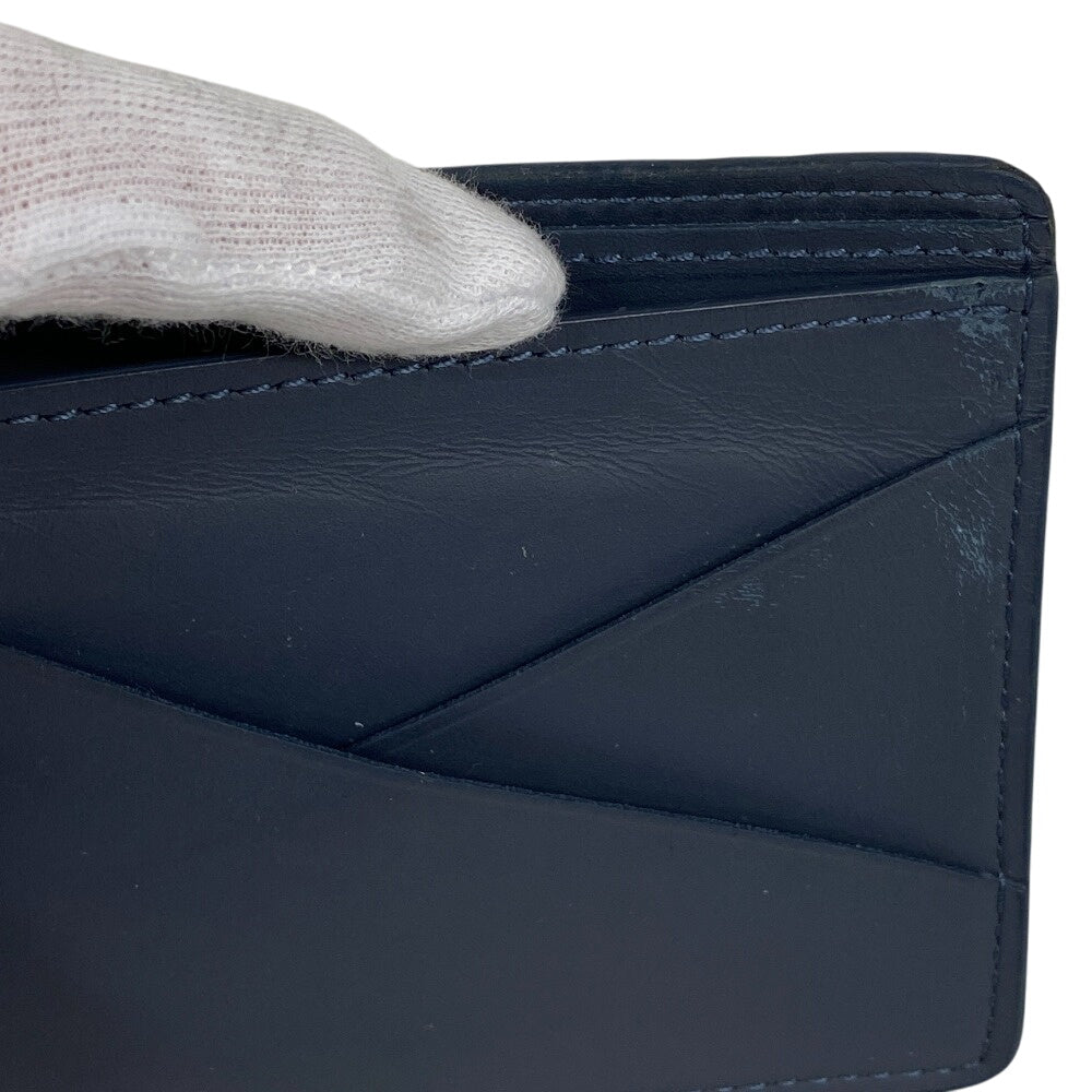 LOUIS VUITTON Bifold Wallet M82323 Monogram Navy Monogram shadow Portefeuille Multibble