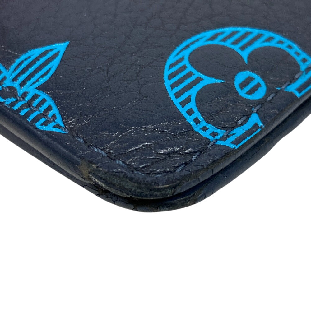 LOUIS VUITTON Bifold Wallet M82323 Monogram Navy Monogram shadow Portefeuille Multibble