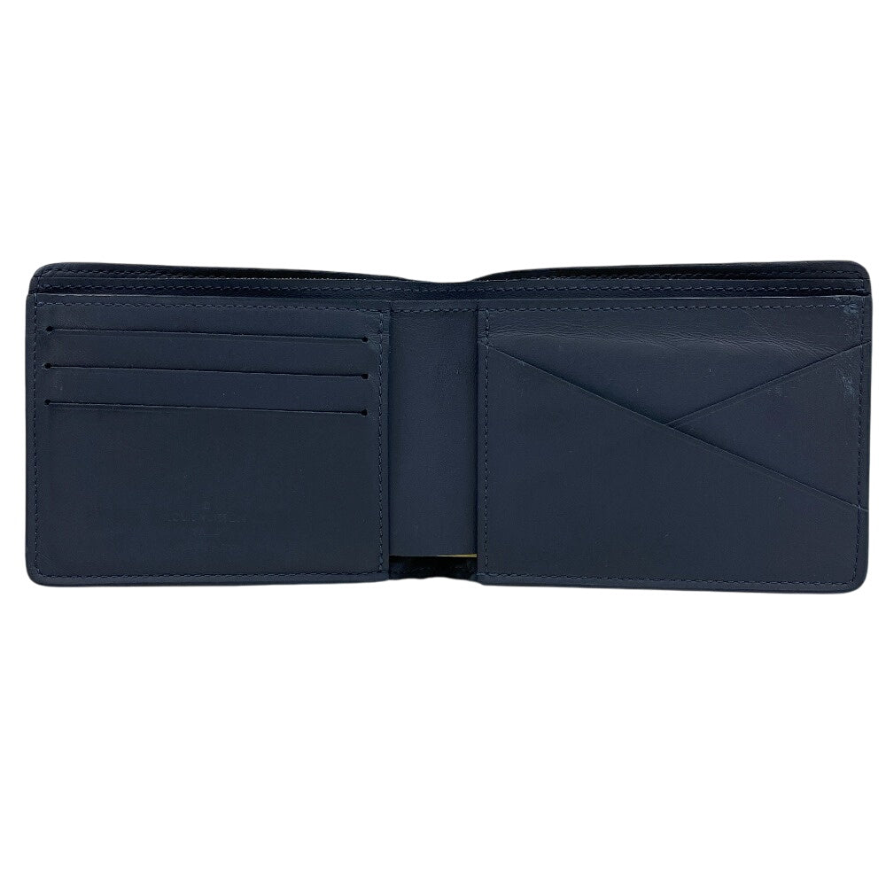 LOUIS VUITTON Bifold Wallet M82323 Monogram Navy Monogram shadow Portefeuille Multibble