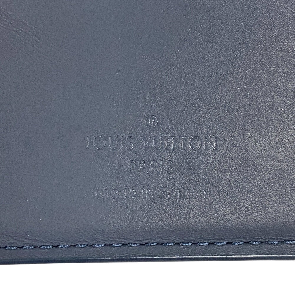 LOUIS VUITTON Bifold Wallet M82323 Monogram Navy Monogram shadow Portefeuille Multibble