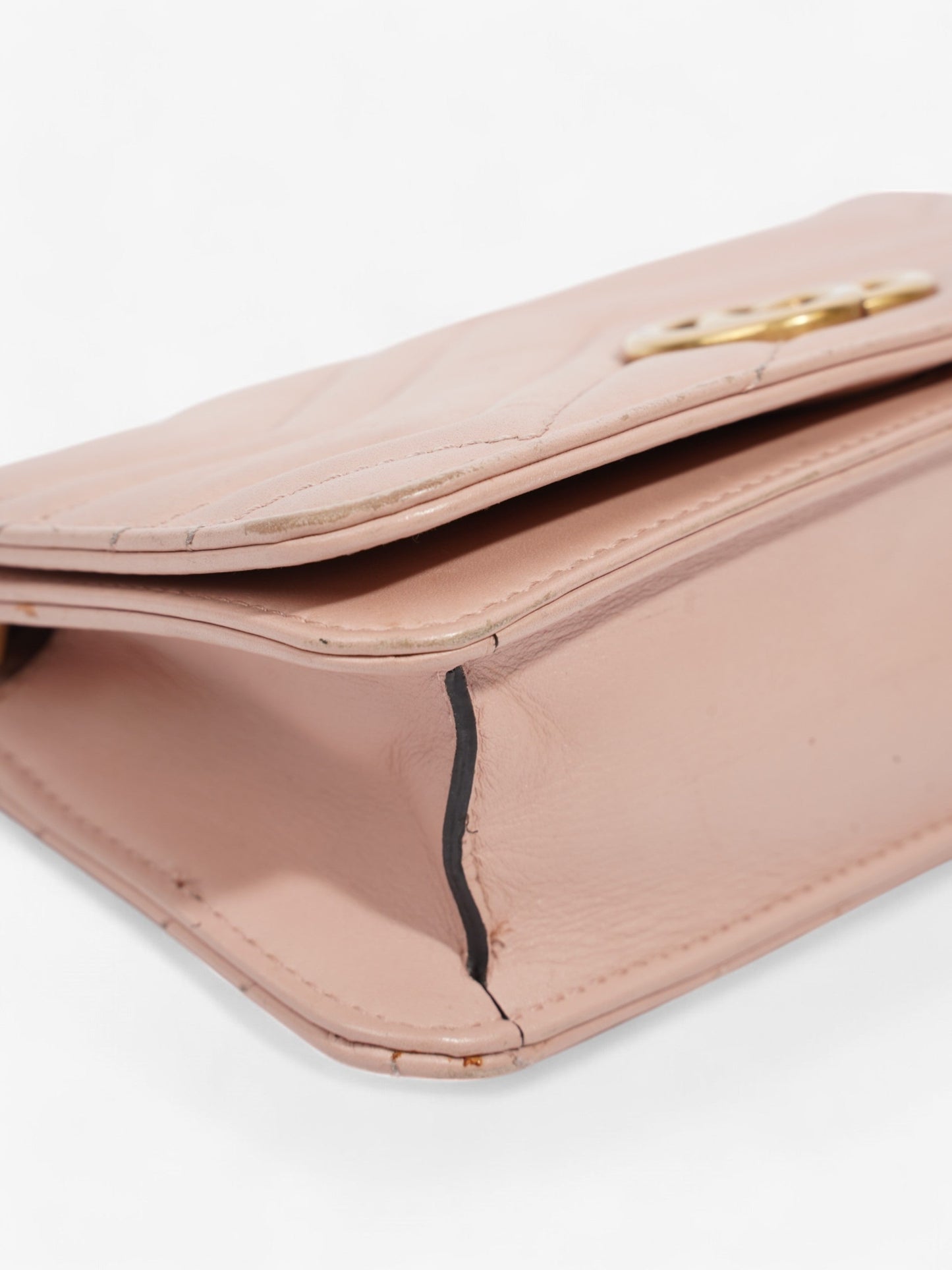 Gucci GG Marmont Pink Calfskin Leather Mini