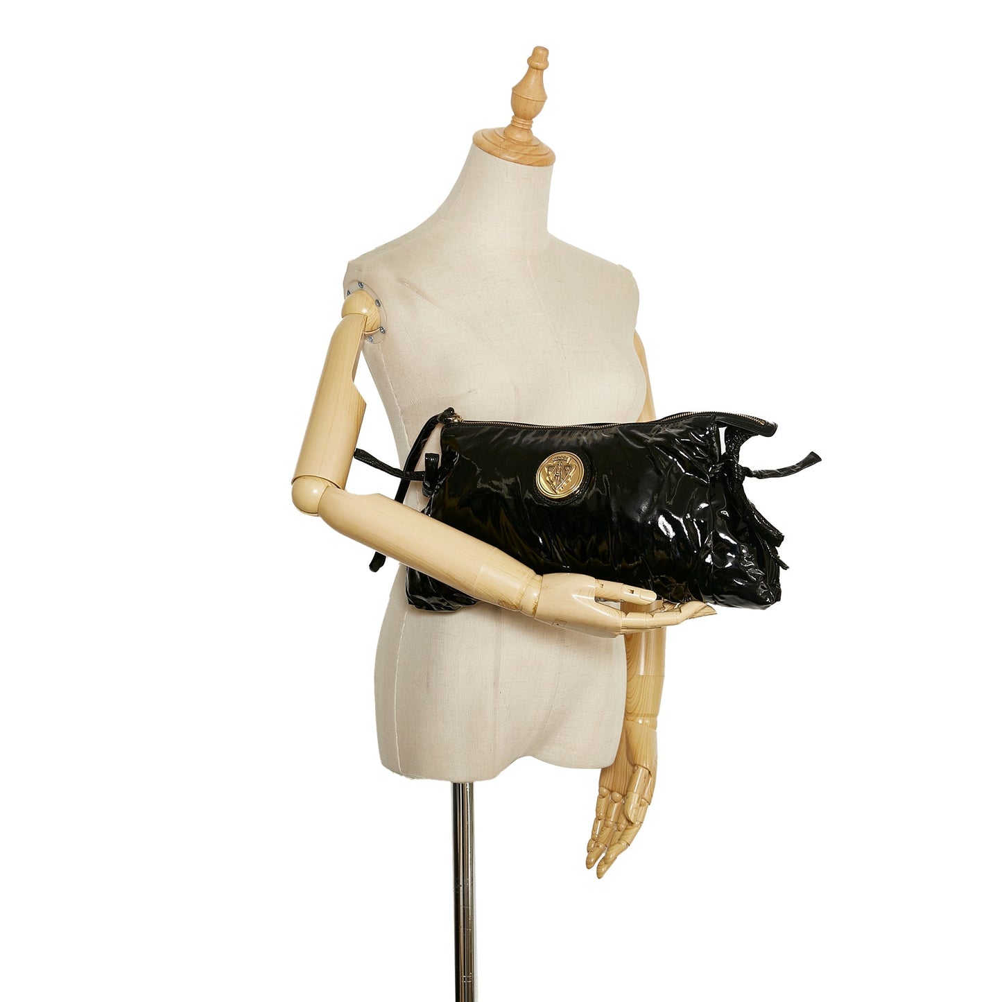 Gucci Large Patent Hysteria Clutch Clutch Bag