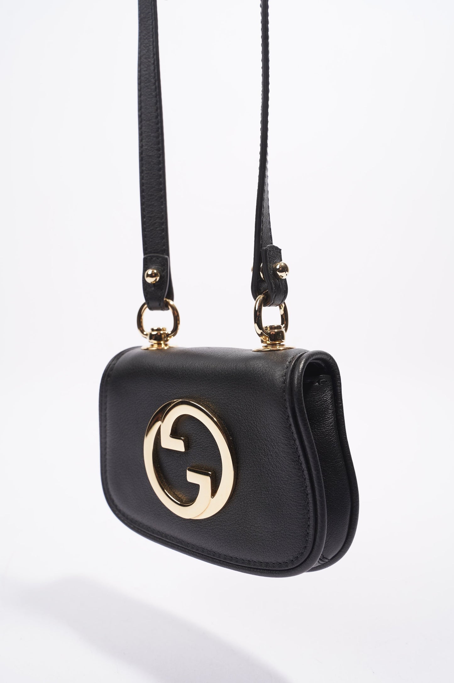Gucci Blondie Card Case Wallet Black Leather