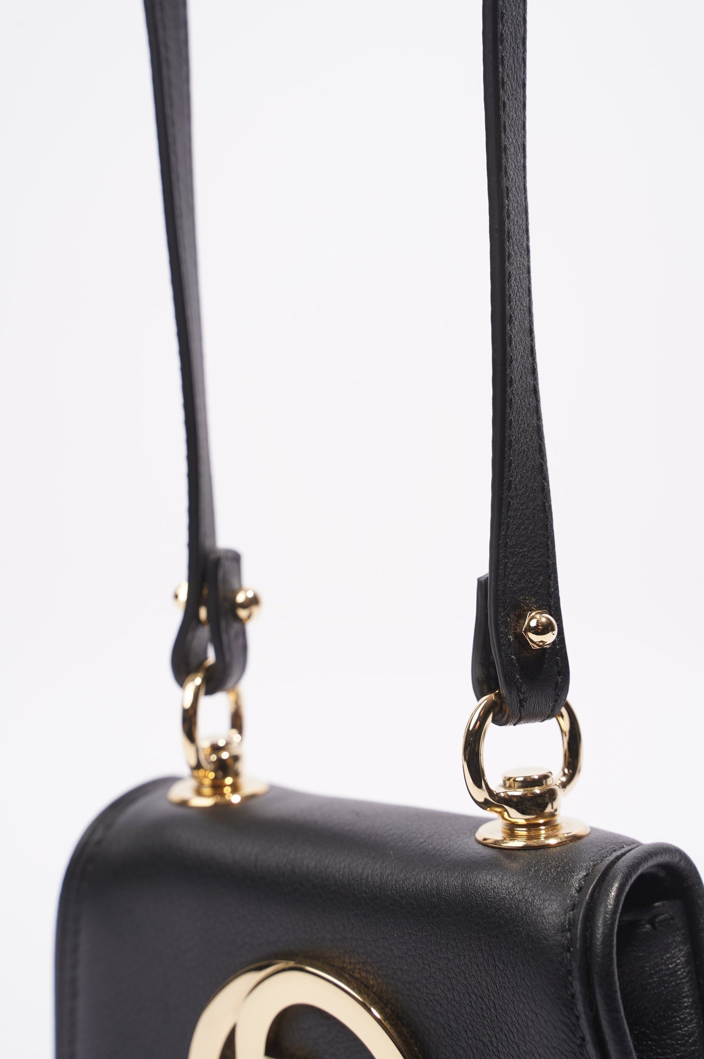 Gucci Blondie Card Case Wallet Black Leather