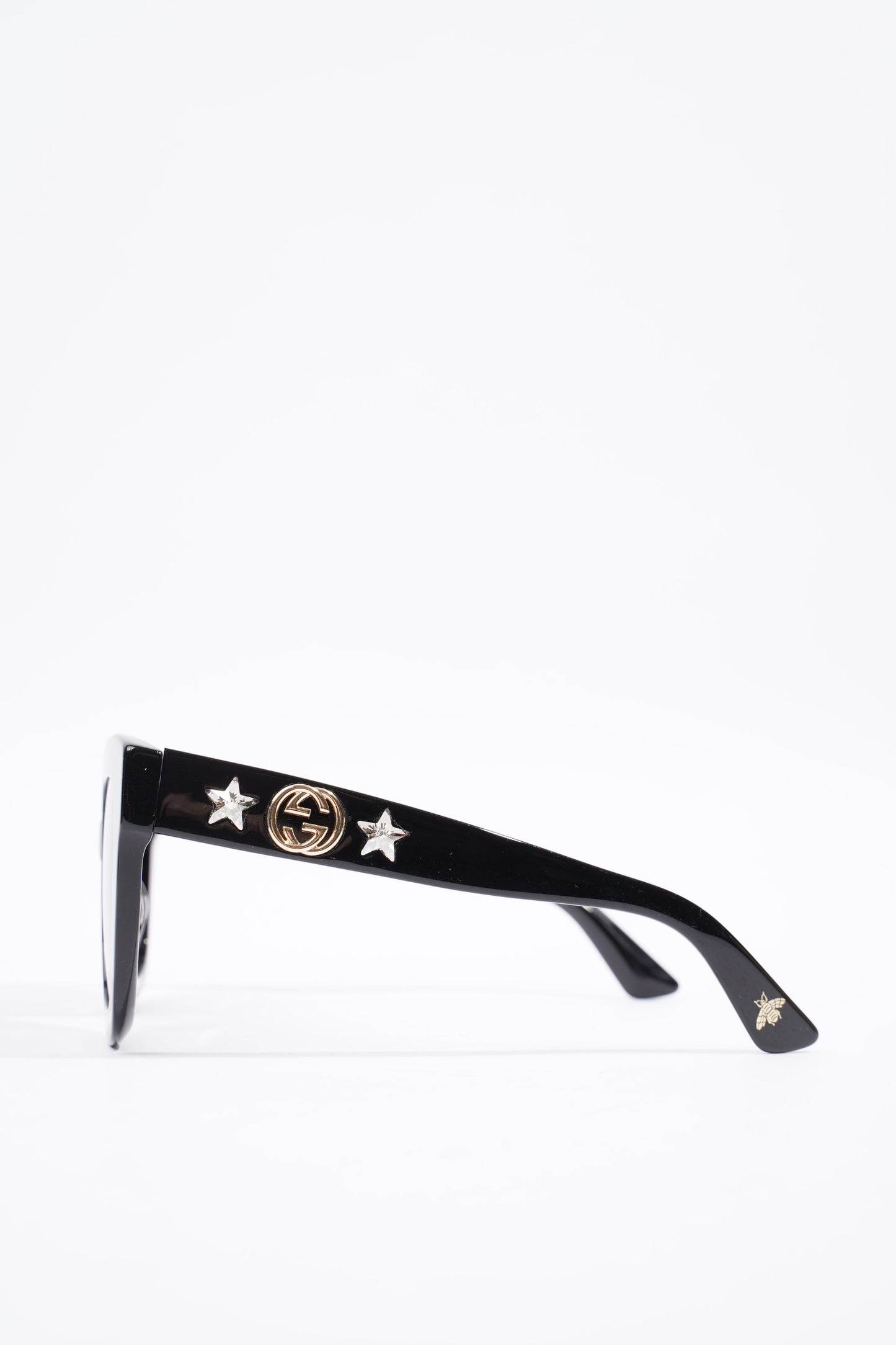 Gucci GG0208S Sunglasses Black Acetate 140mm