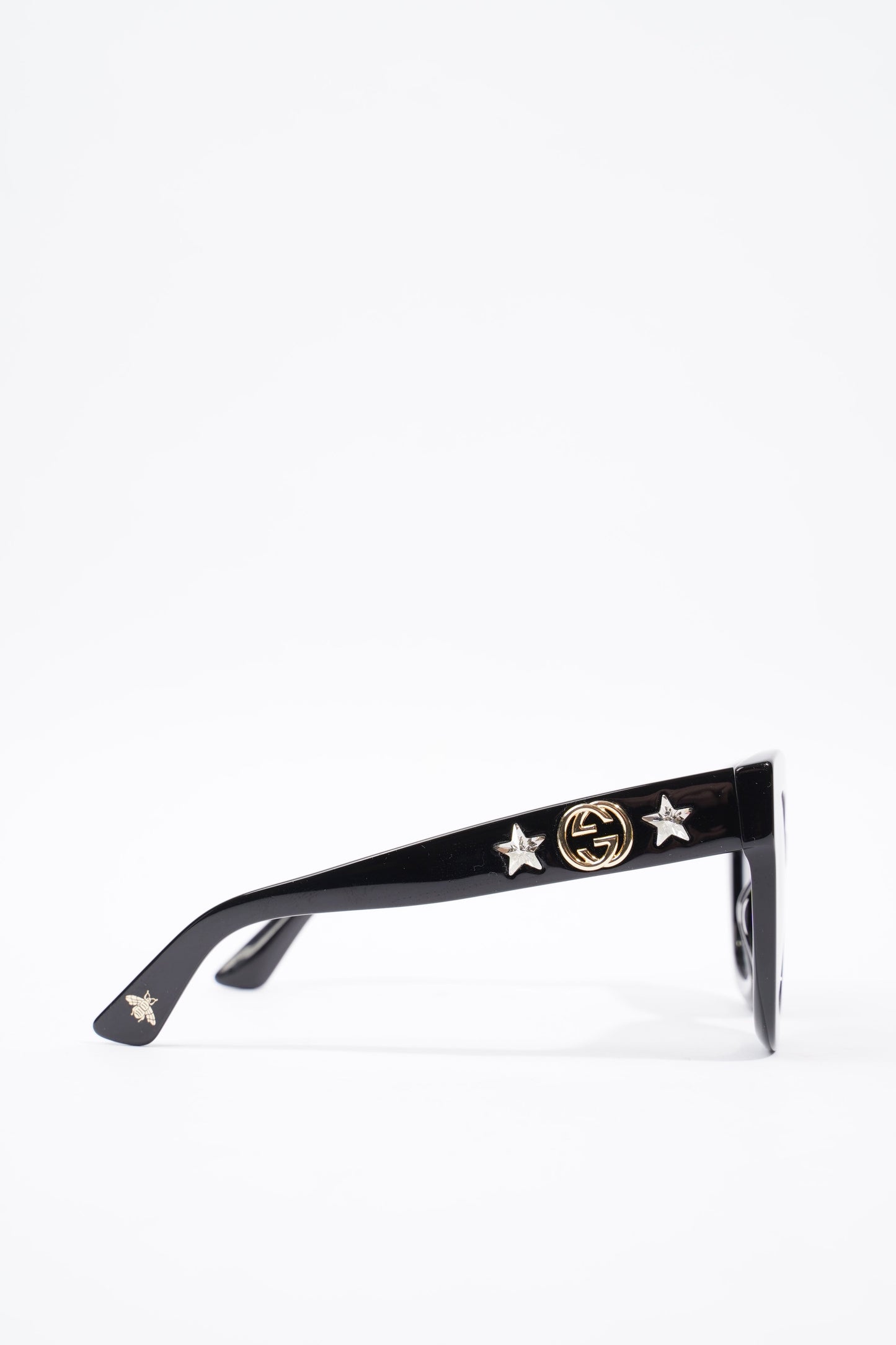 Gucci GG0208S Sunglasses Black Acetate 140mm