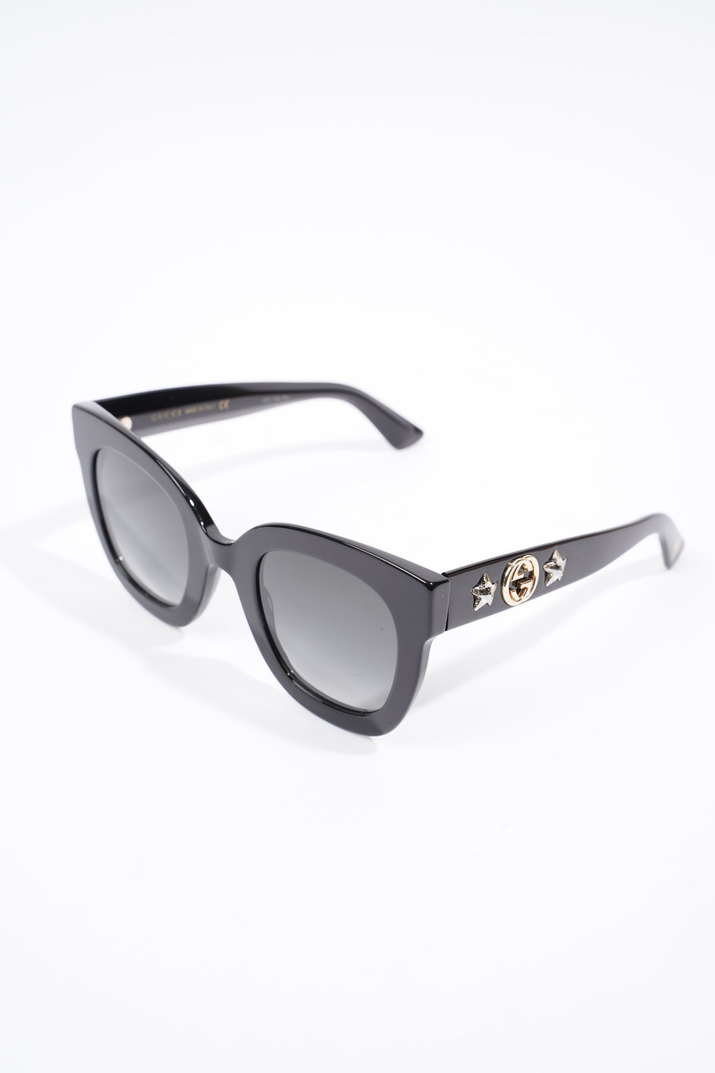 Gucci GG0208S Sunglasses Black Acetate 140mm