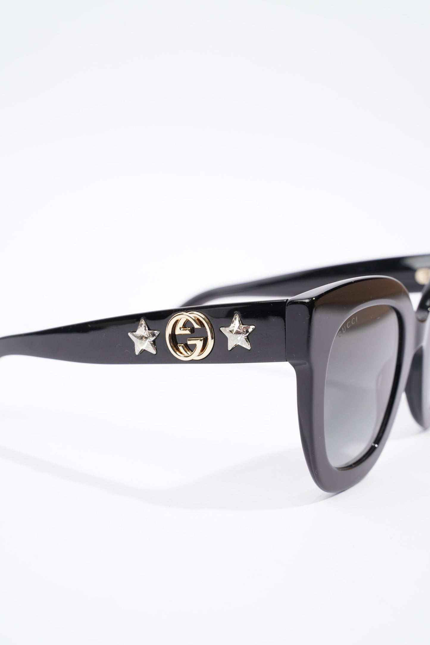 Gucci GG0208S Sunglasses Black Acetate 140mm