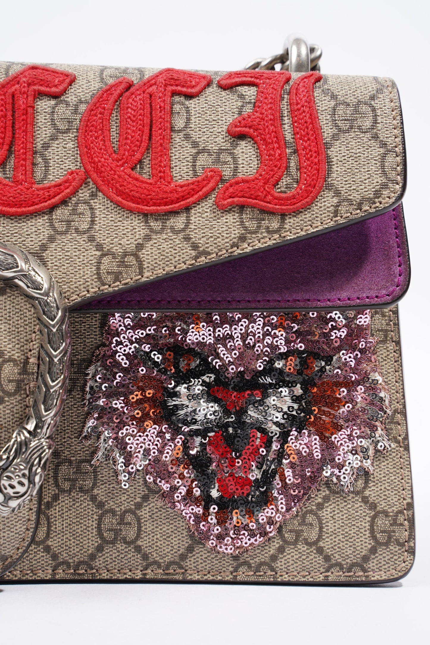 Gucci Dionysus Supreme / Red Coated Canvas Small