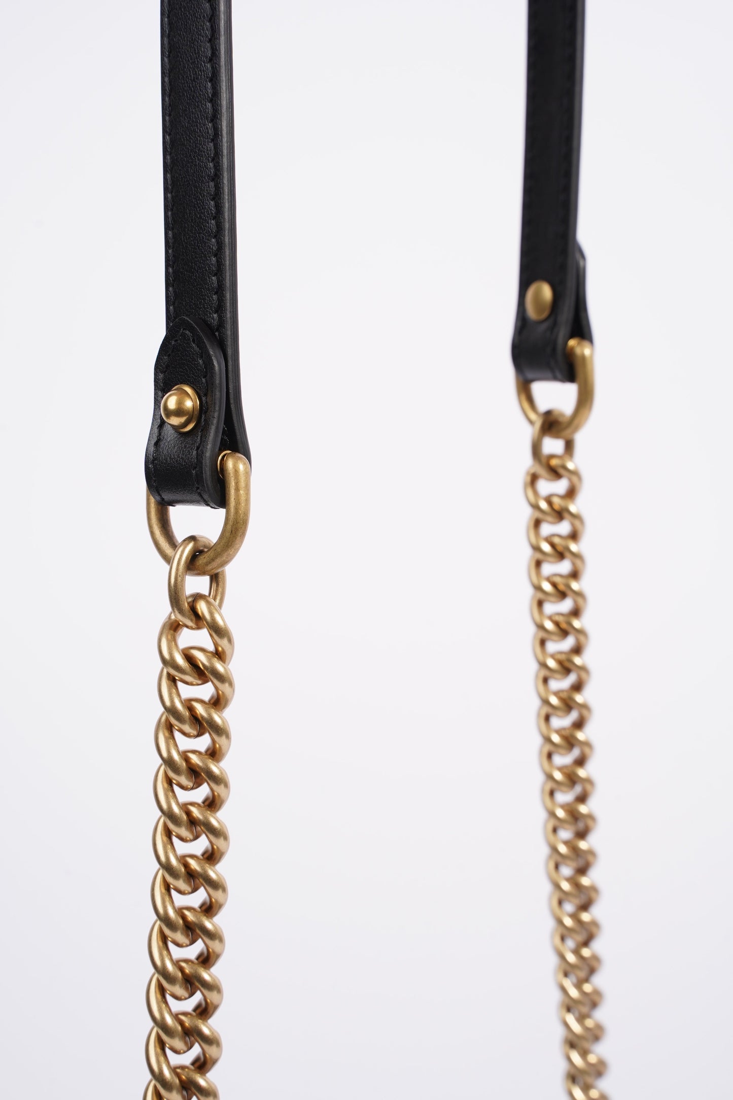 Gucci Marmont Flap Black Matelasse Leather Small
