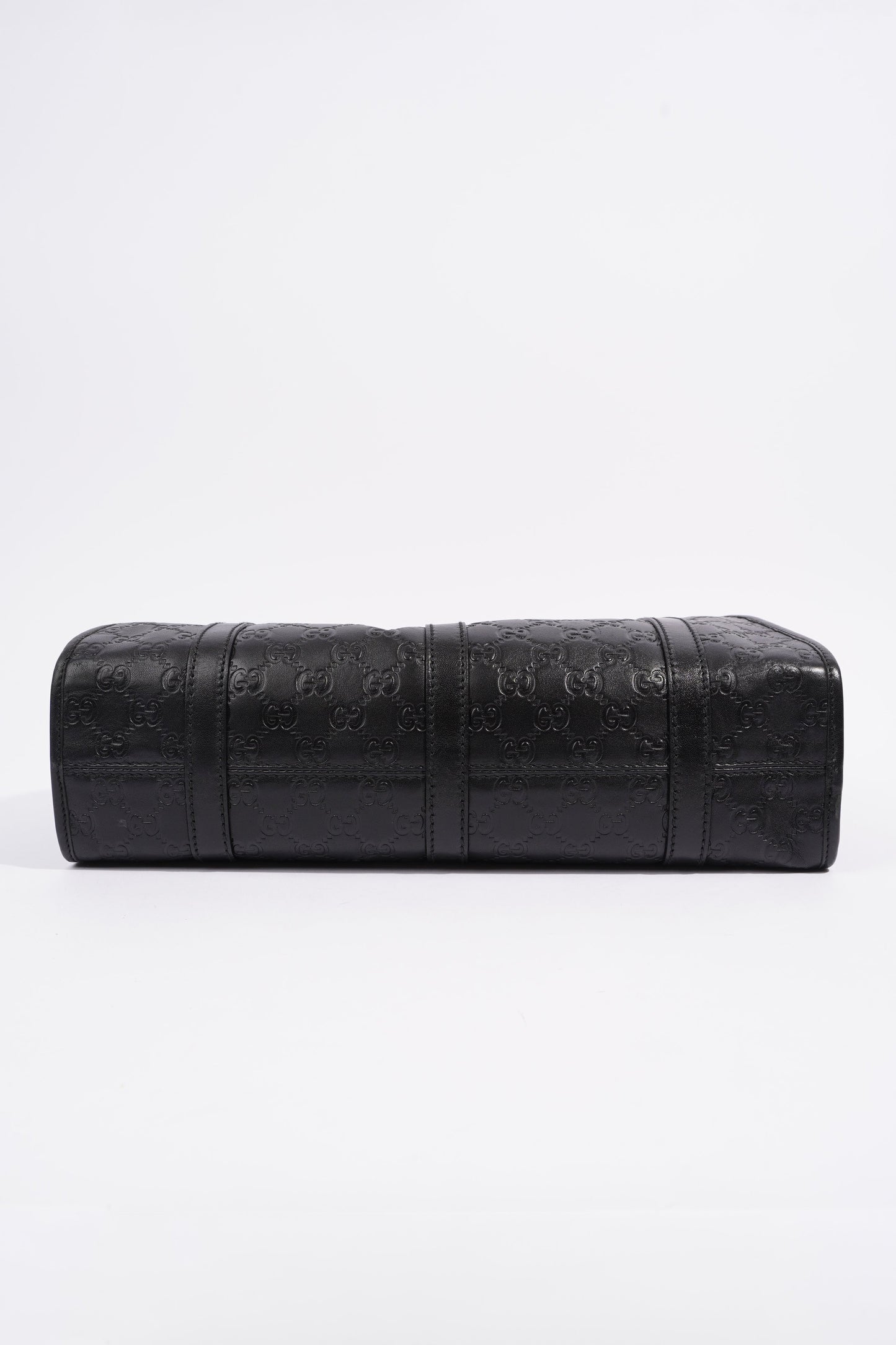 Gucci Jackie Black GG Supreme Leather
