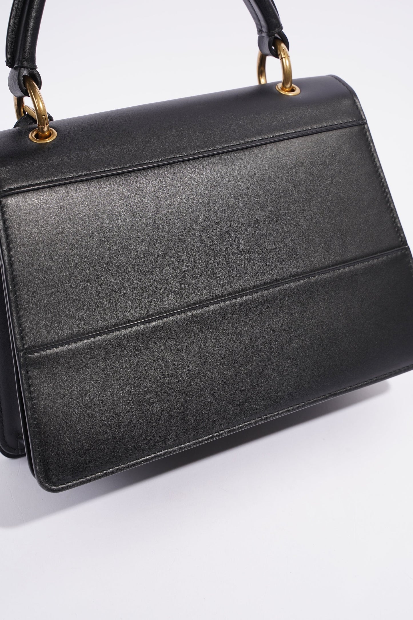 Gucci Queen Margaret Top Handle Black Leather