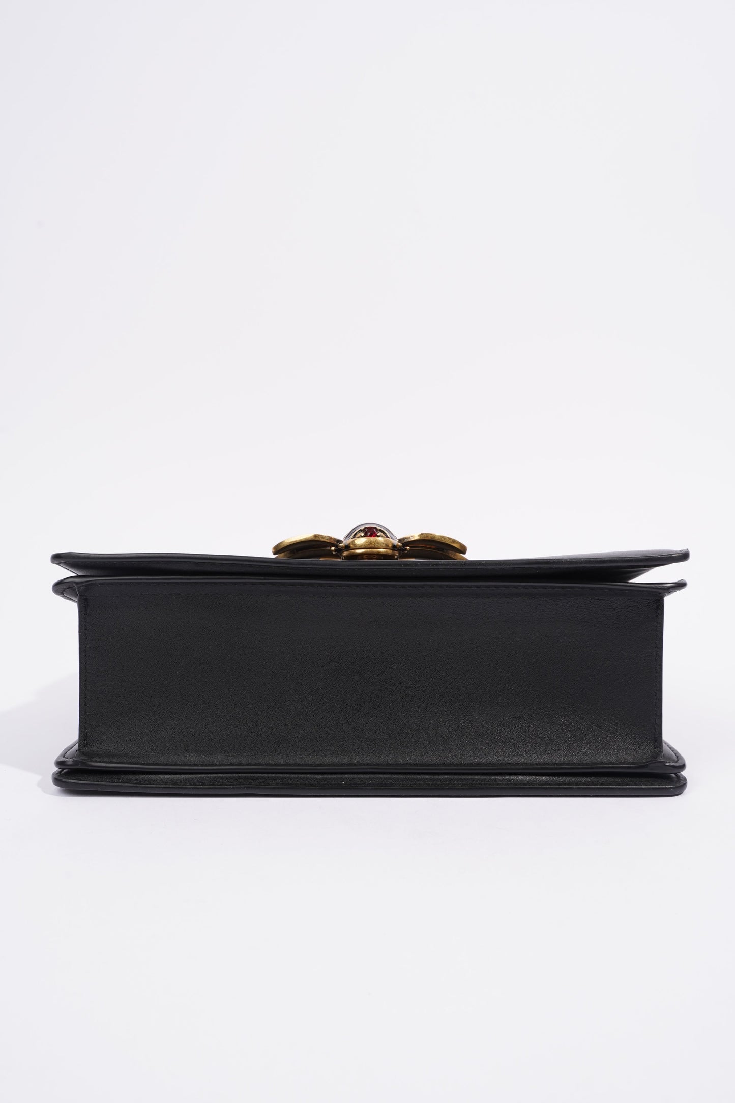 Gucci Queen Margaret Top Handle Black Leather