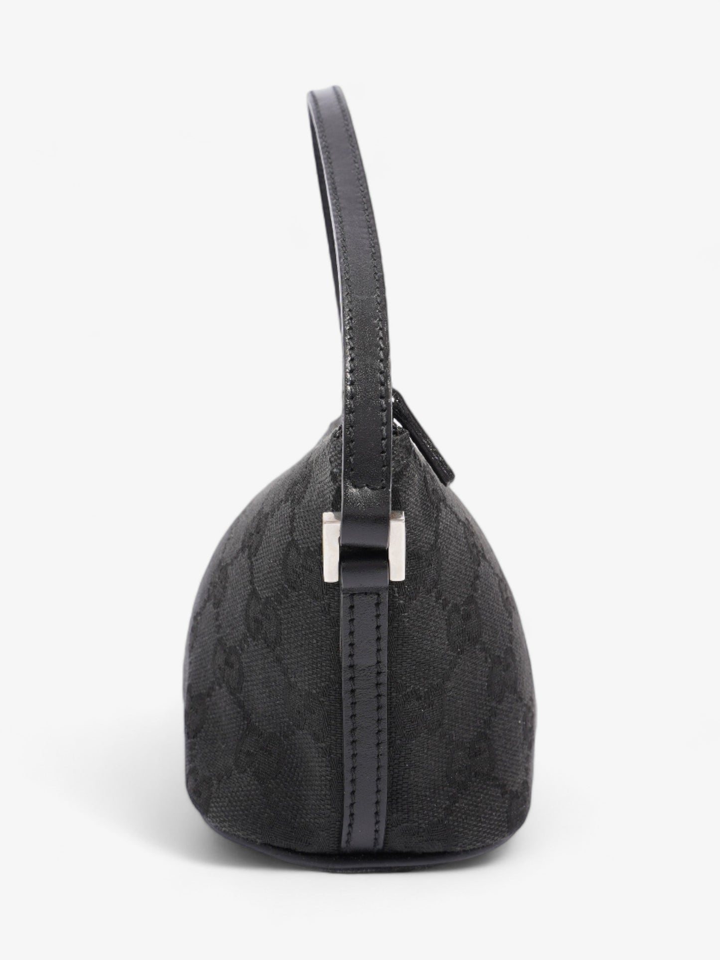 Gucci Boat Baguette Black Canvas