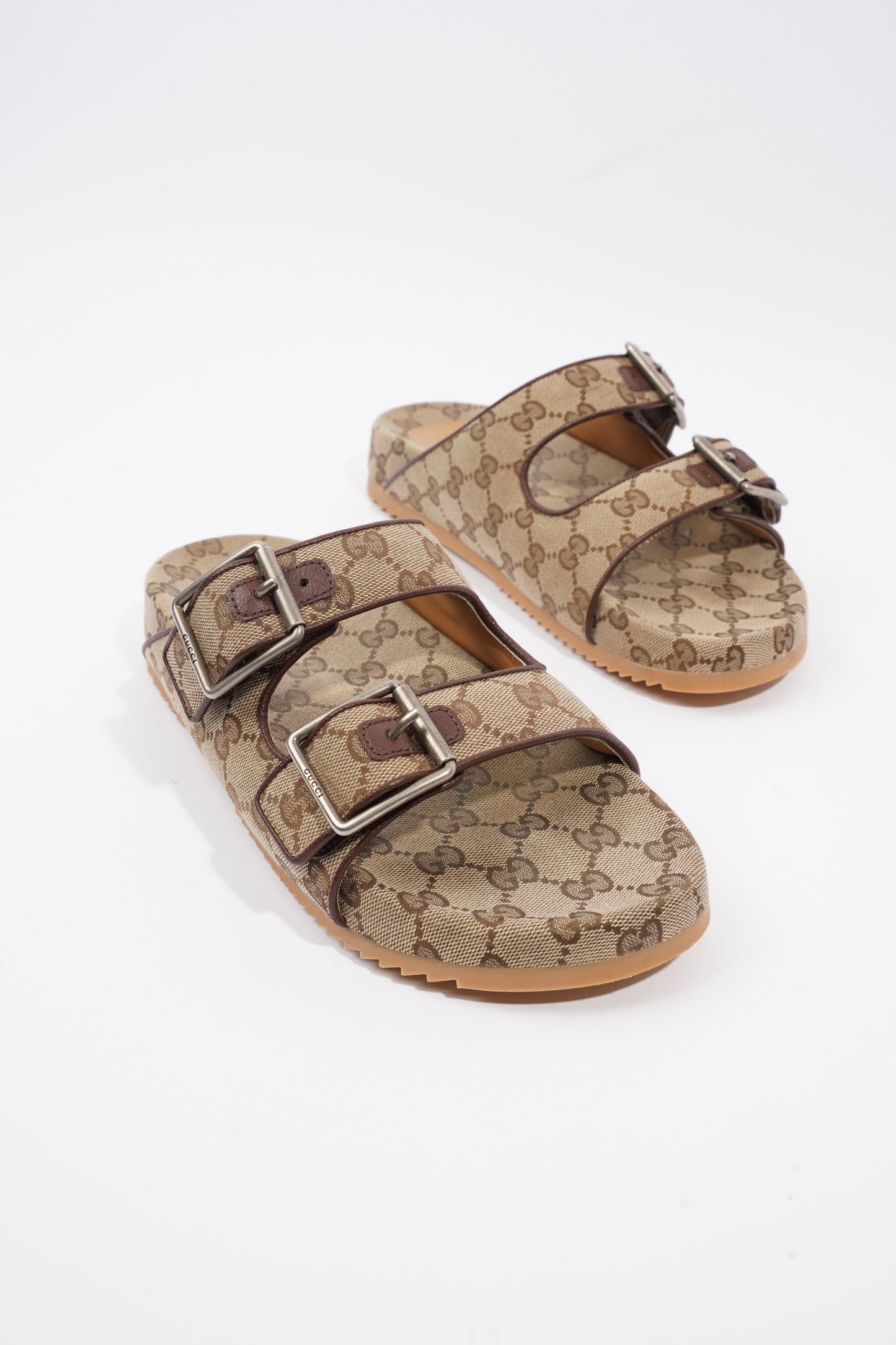 Gucci GG Supreme Monogram Beige Monogram / Brown Canvas EU 41 UK 7