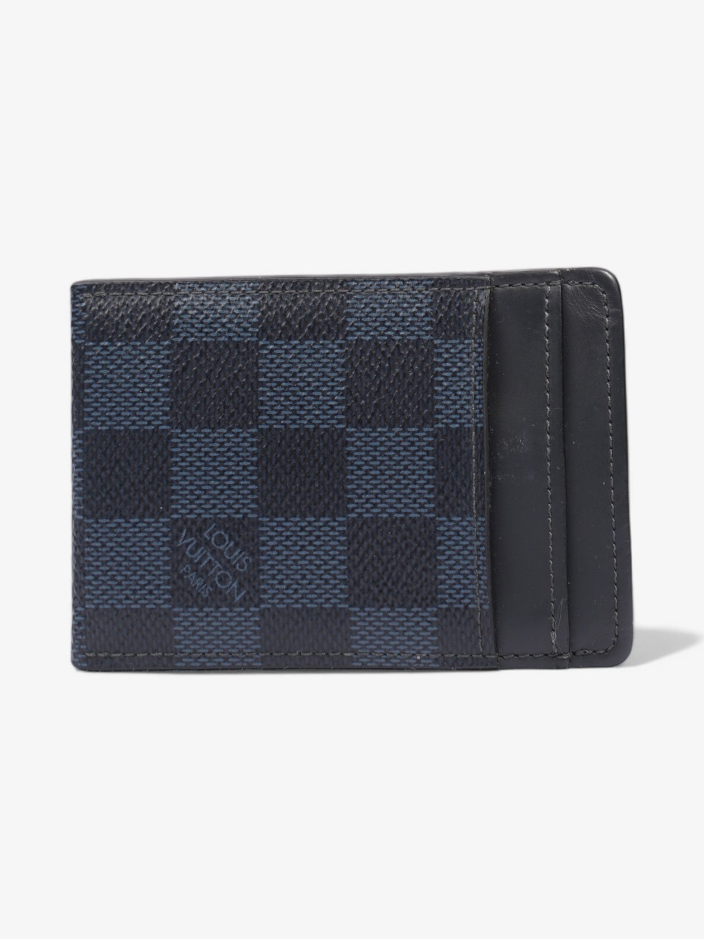 Louis Vuitton Card Holder with Money Clip Damier Graphite Coated Canvas