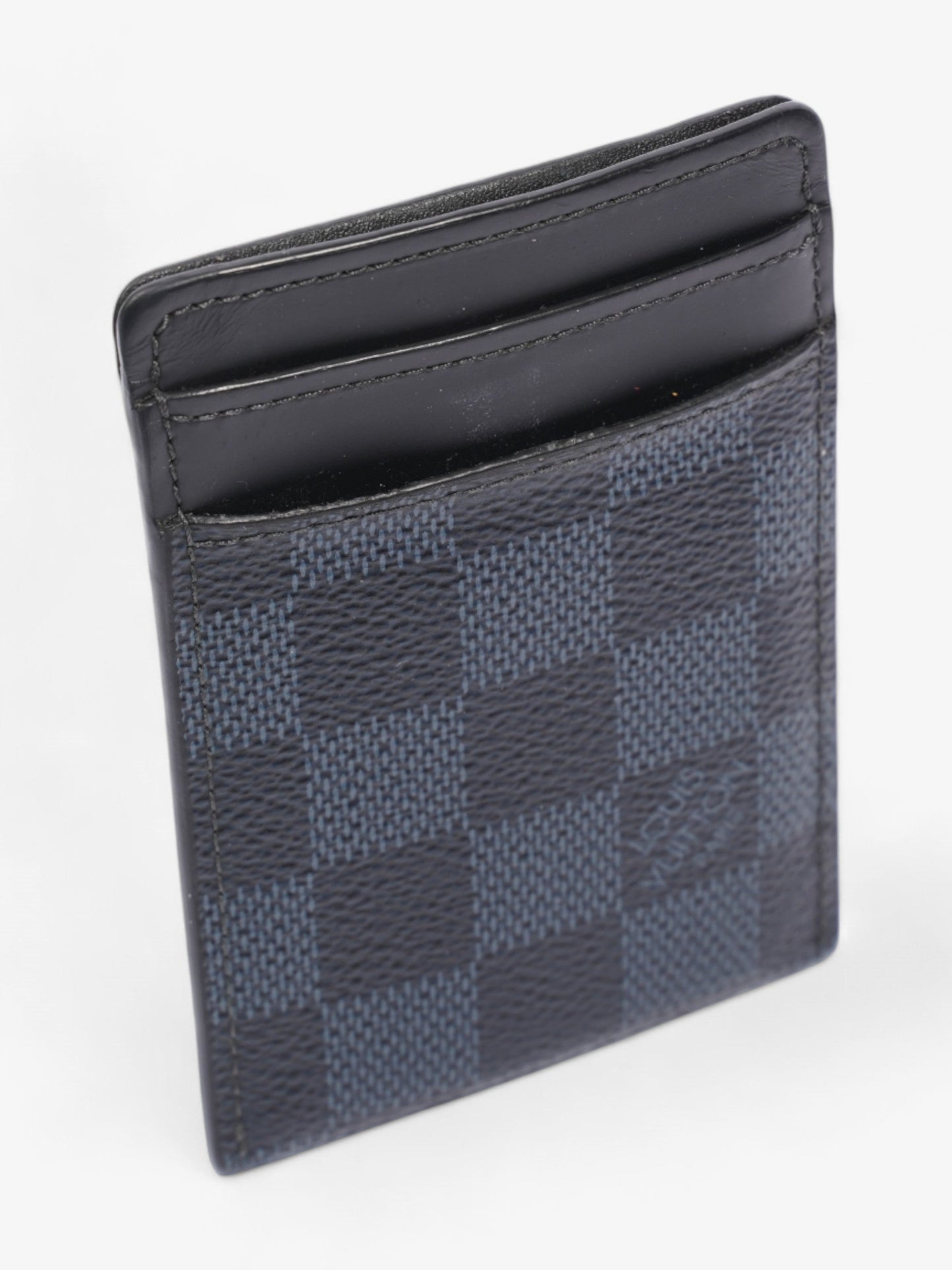 Louis Vuitton Card Holder with Money Clip Damier Graphite Coated Canvas