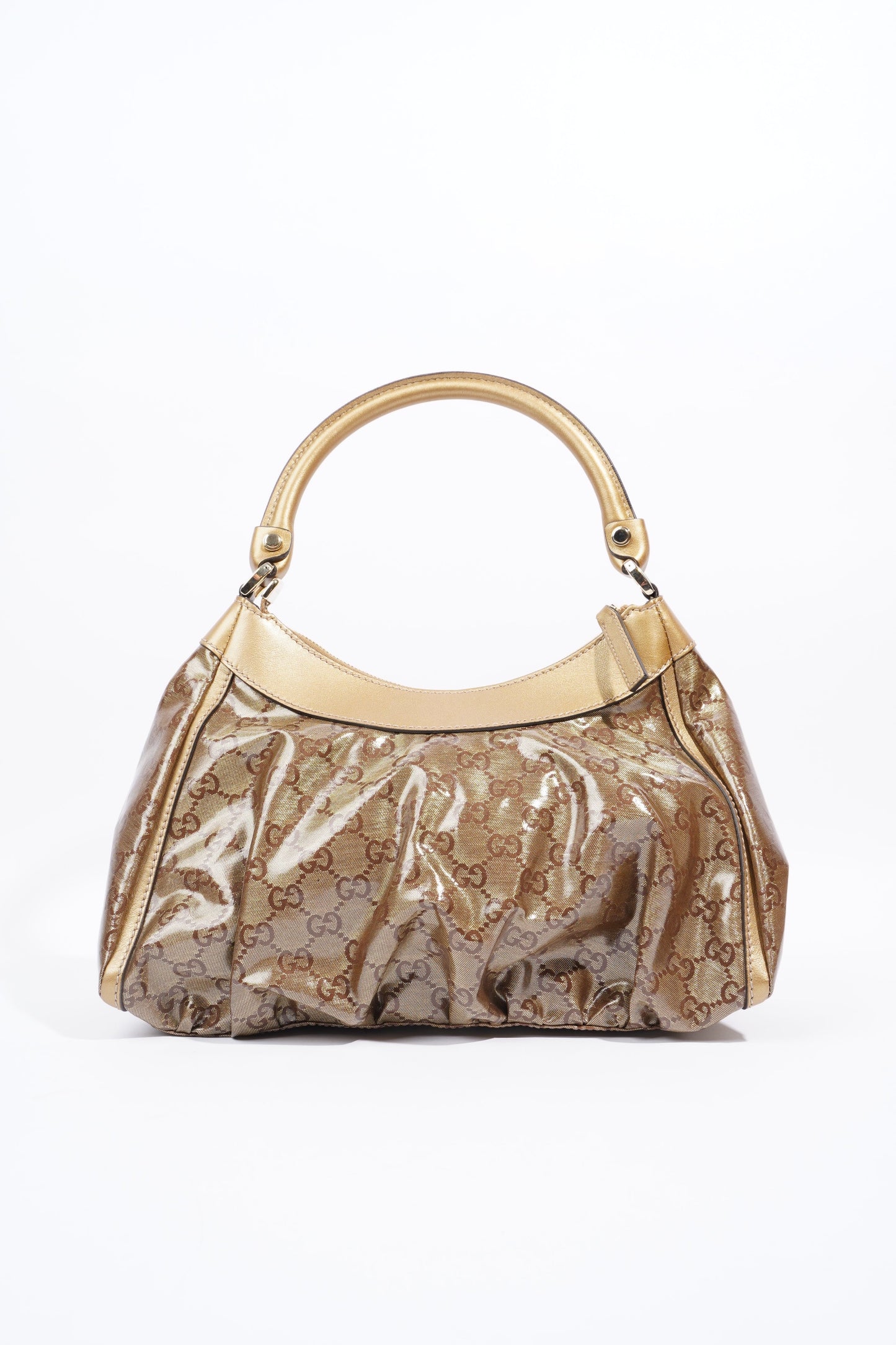 Gucci Abbey Gold GG Supreme PVC