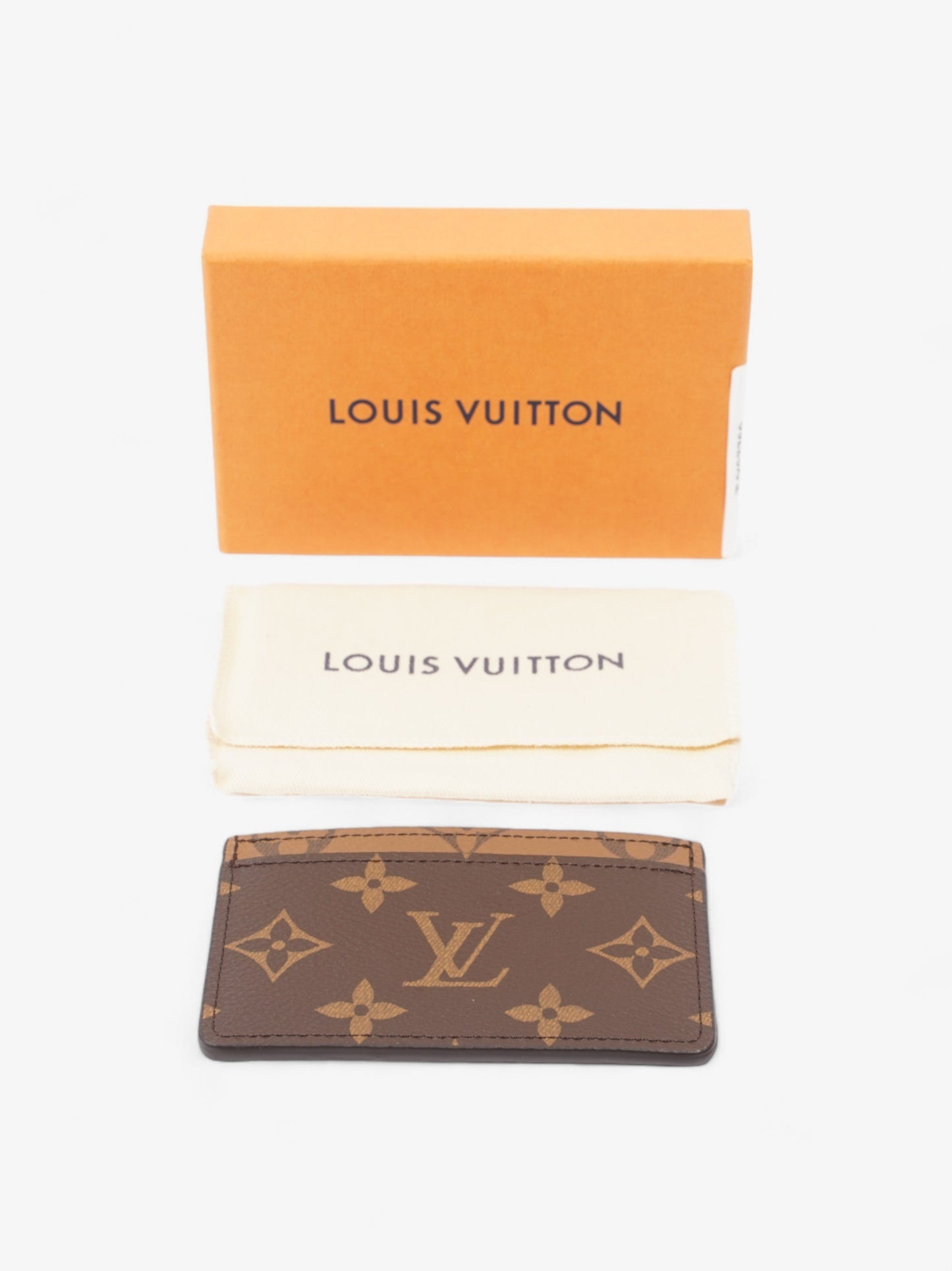 Louis Vuitton Card holder Reverse Monogram Coated Canvas