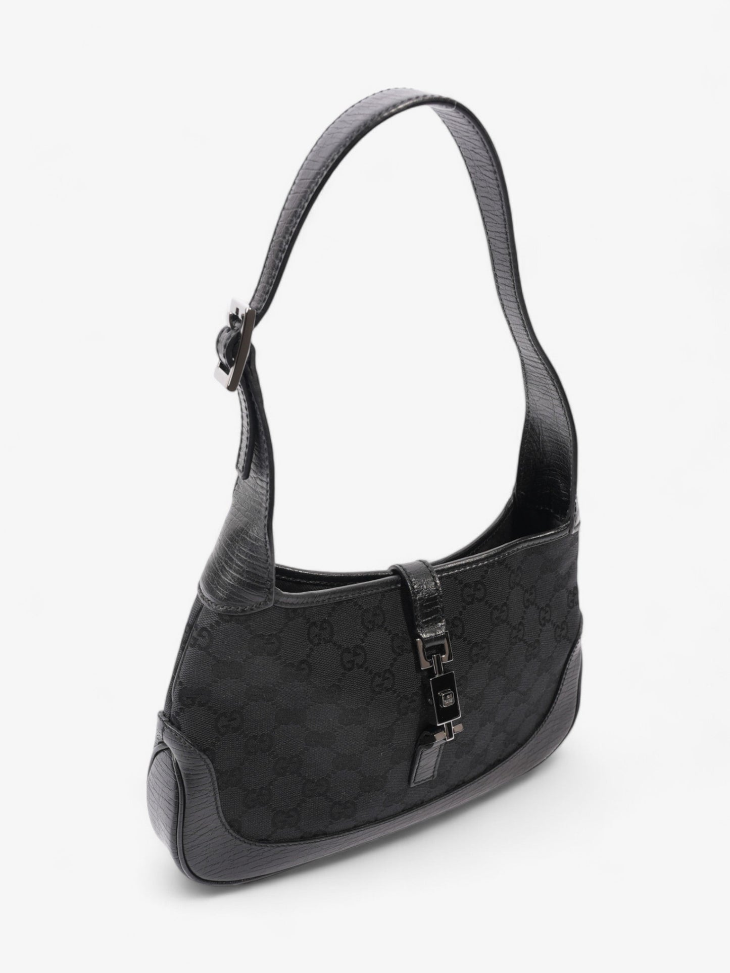 Gucci Jackie Black / GG Supreme Canvas