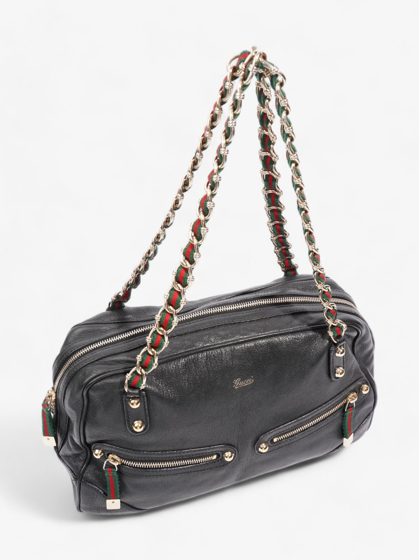 Gucci Gucci Capri Chain Black Leather