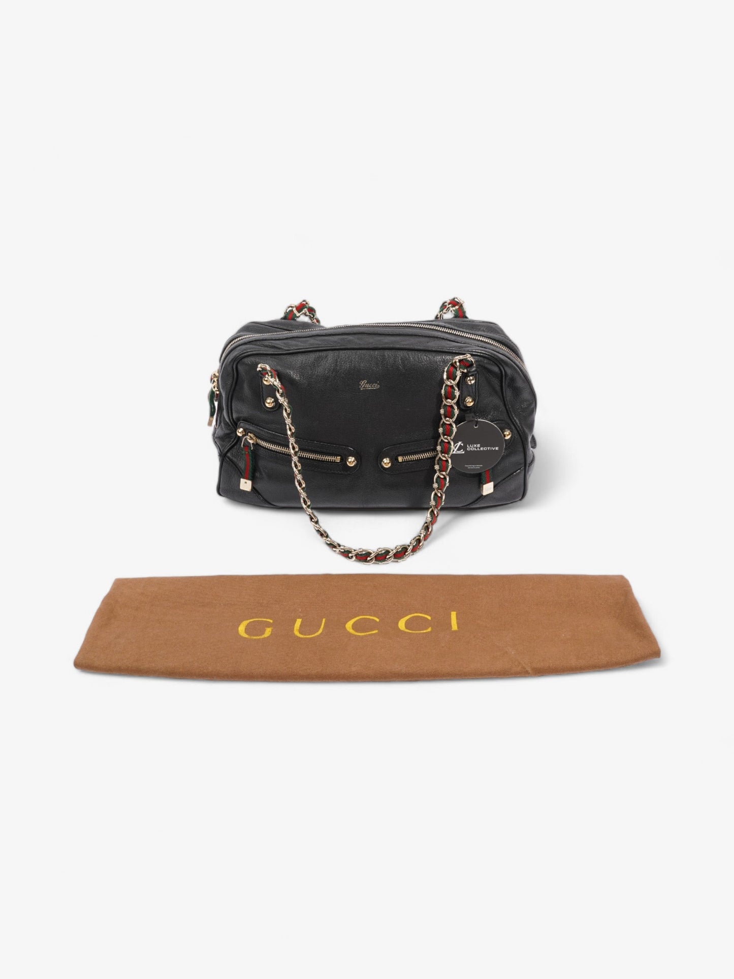 Gucci Gucci Capri Chain Black Leather
