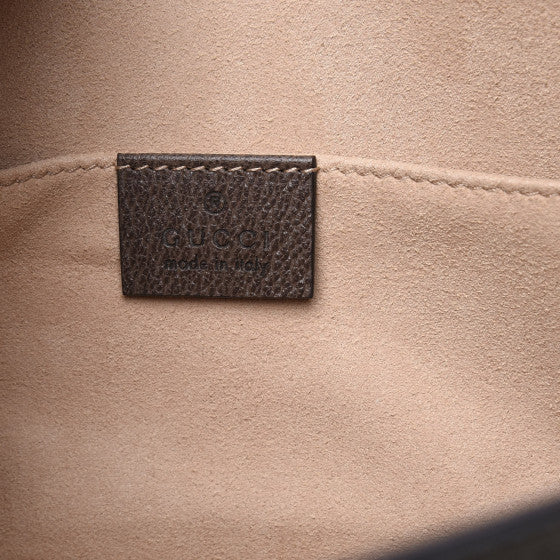 Gucci Rajah Monogram Web Shoulder Bag in Brown