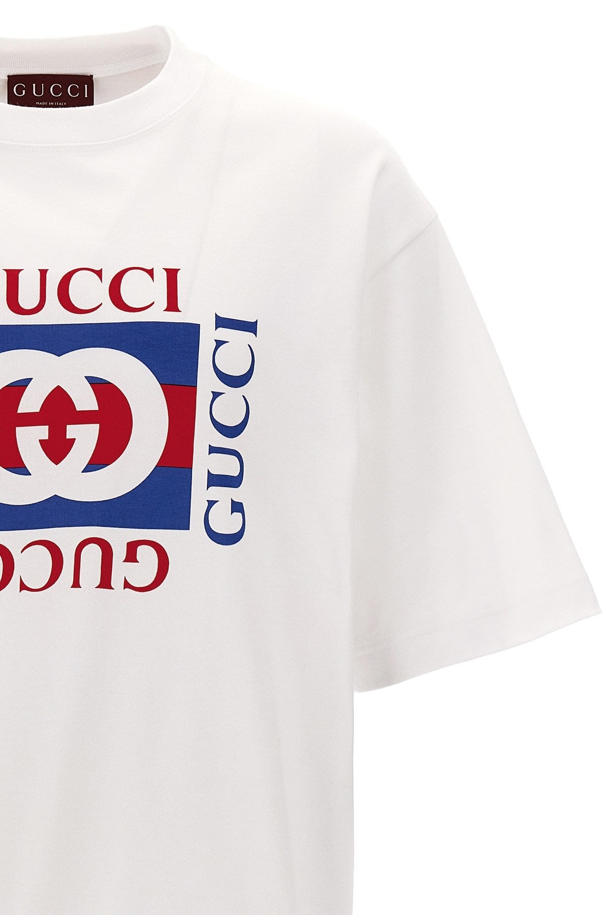 Gucci Men Logo Print T-Shirt
