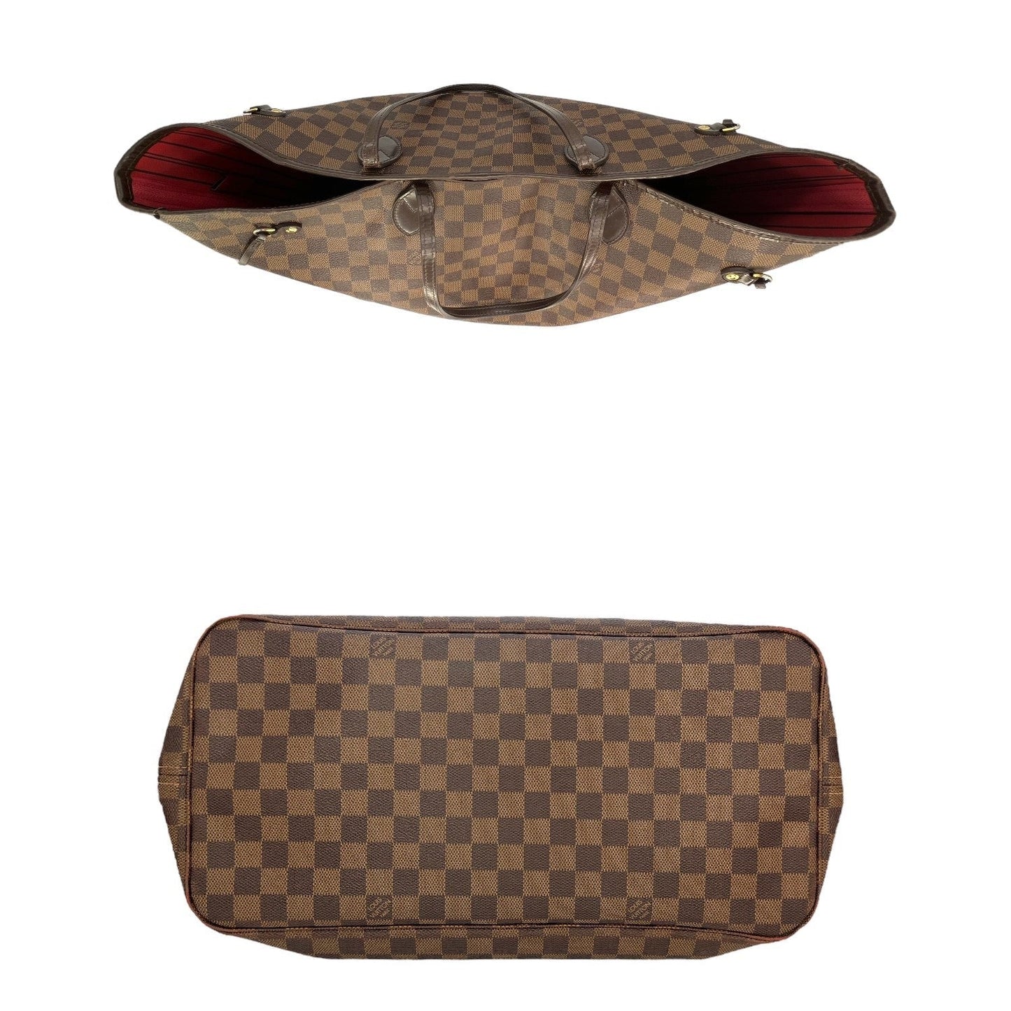 Louis Vuitton Damier Ebene Neverfull w/ Pouch GM
