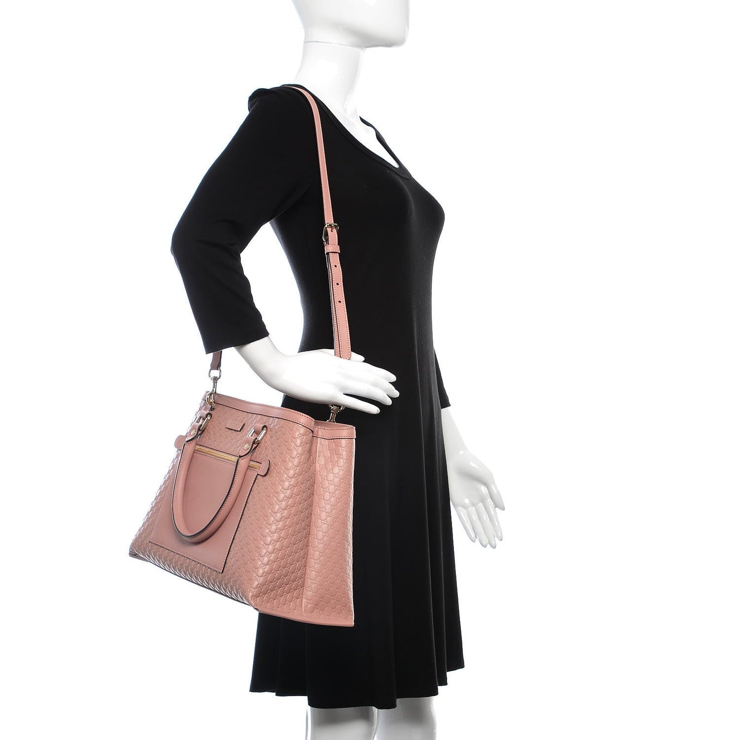 Gucci Soft Microguccissima Medium Tote in Soft Pink